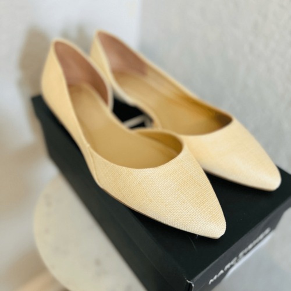 Marc Fisher LTD Women's Sunny Ballet Flat, Slip On, Chic Light Natural, 8.5, NWT - Picture 3 of 16